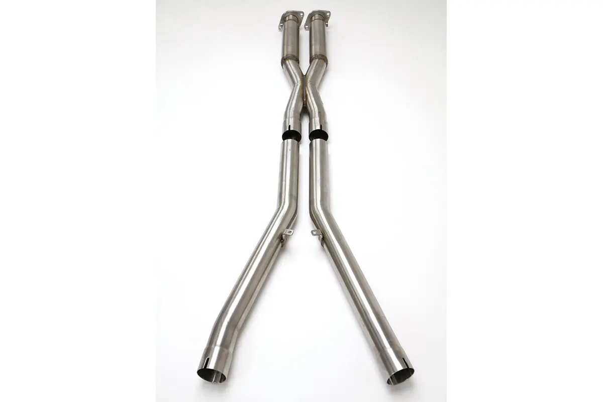 Billy Boat Exhaust: 2005-08 Chevy C6 Corvette X-Pipe With Resonators 2 1/2″ (6-Spd & Auto) 2