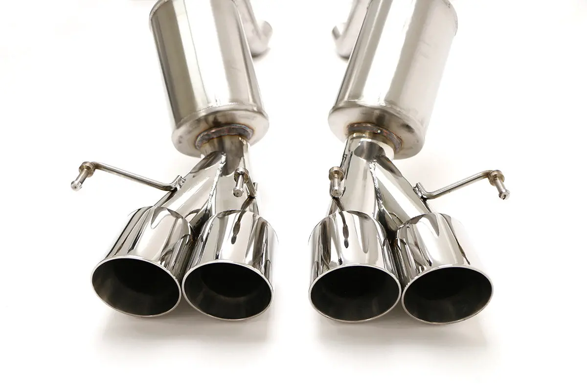 Billy Boat Exhaust: 2006-13 Chevy C6 Corvette Z06 Zr1 Bullet Axle Back Exhaust System (Round Or Oval Tips) 2