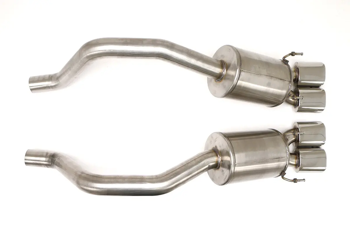 Billy Boat Exhaust: 2006-13 Chevy C6 Corvette Z06 Zr1 Prt Axle Back Exhaust System (Round Or Oval Tips) 4