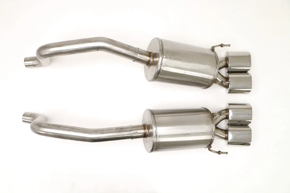 Billy Boat Exhaust: 2009-13 Chevy C6 Corvette Prt Axle Back Exhaust System – Inc Grand Sport (Oval Or Round Tips) 1
