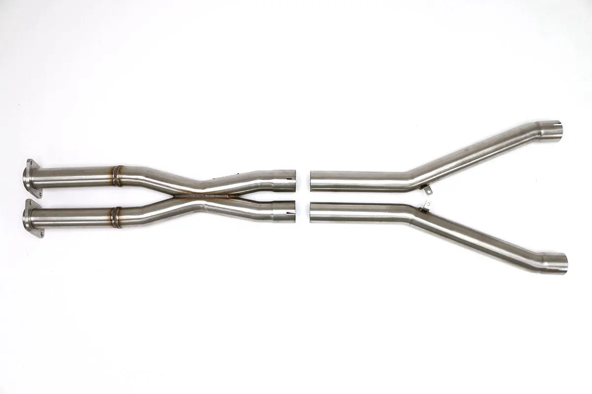 Billy Boat Exhaust: 2009-13 Chevy C6 Corvette X-Pipe 2 1/2″. Inc Grand Sport 1