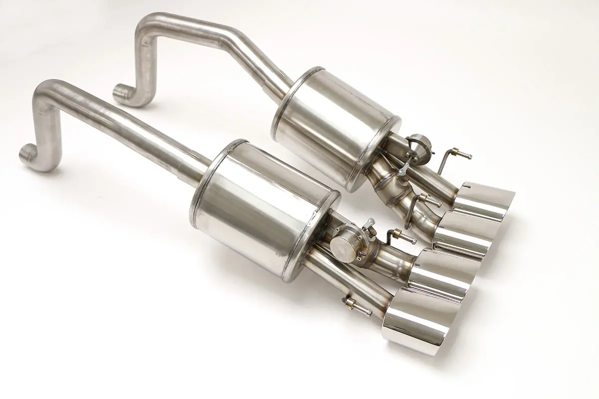 Billy Boat Exhaust: 2009-13 Chevy C6 Corvette Fusion Axle Back Exhaust System For Factory Npp. Inc Grand Sport. (Oval Tips) 1
