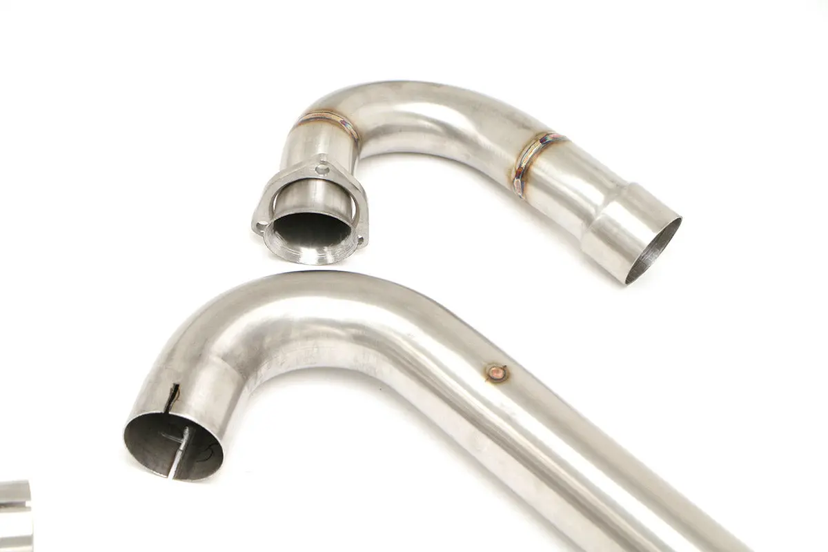 Billy Boat Exhaust: 1963-82 Chevy C2 C3 Corvette Ls Conversion Side Pipes 3″ – Brushed Stainless Finish 2