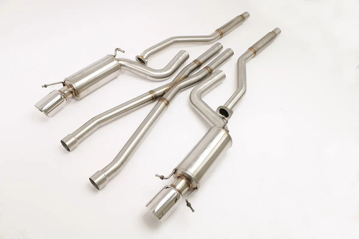 Billy Boat Exhaust: Cadillac Cts-V Gen2 Cat Back Exhaust System With X-Pipe (Round Tips) 2