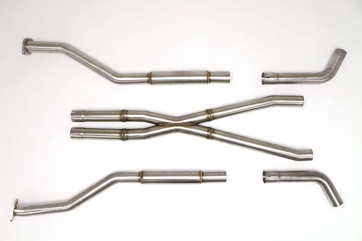 Billy Boat Exhaust: 2009-14 Cadillac Cts-V Gen2 Center Pipes And X-Pipe Only 2.5″ (To Factory Mufflers) 1