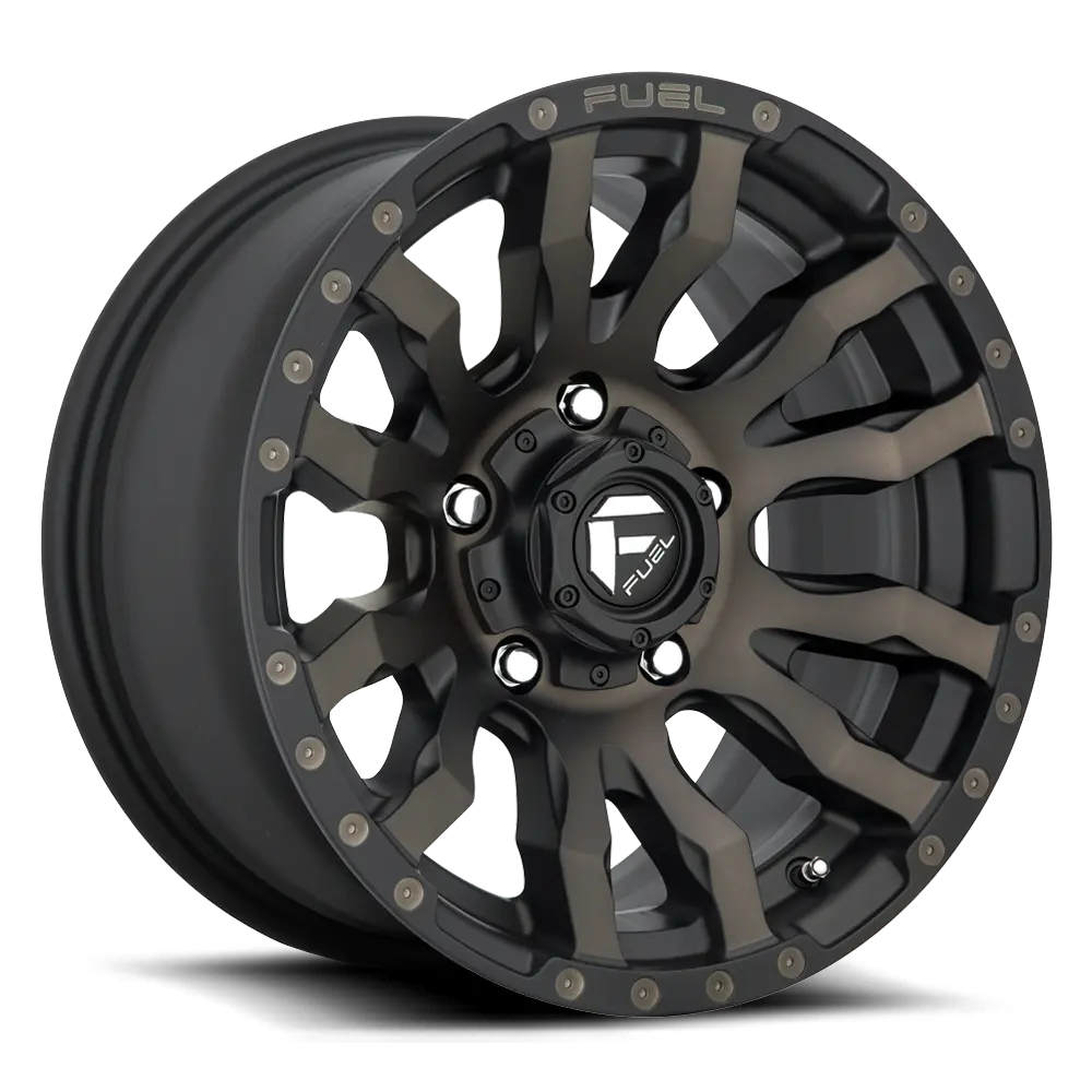 Fuel Blitz D674 Matte Black W/Machined Ddt 1