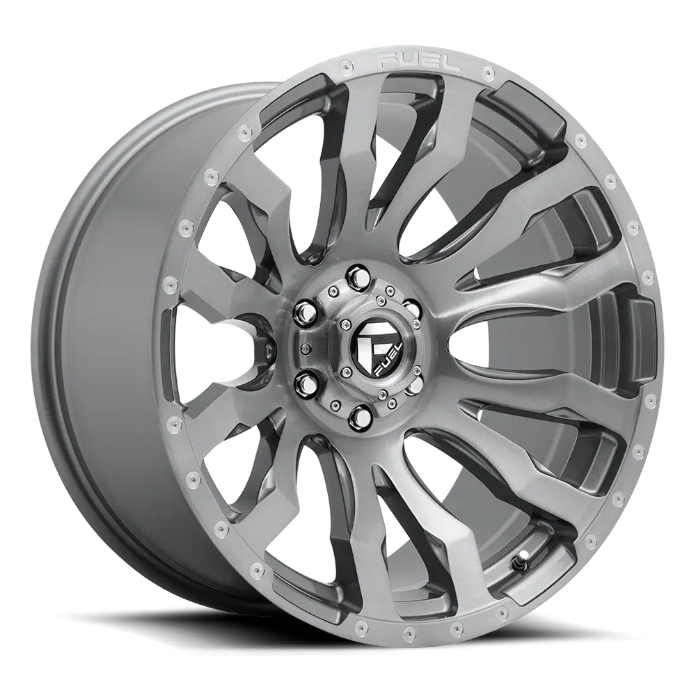 Fuel Blitz D693 Brushed Gunmetal Tinted Clear 1
