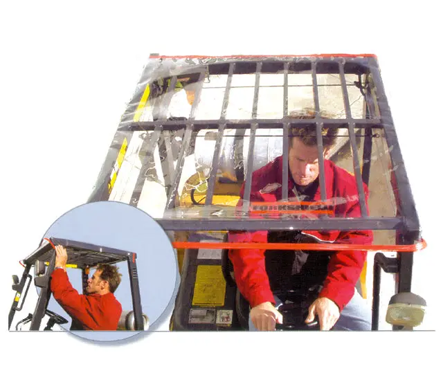 Forkshield Overhead Weather Guard 1
