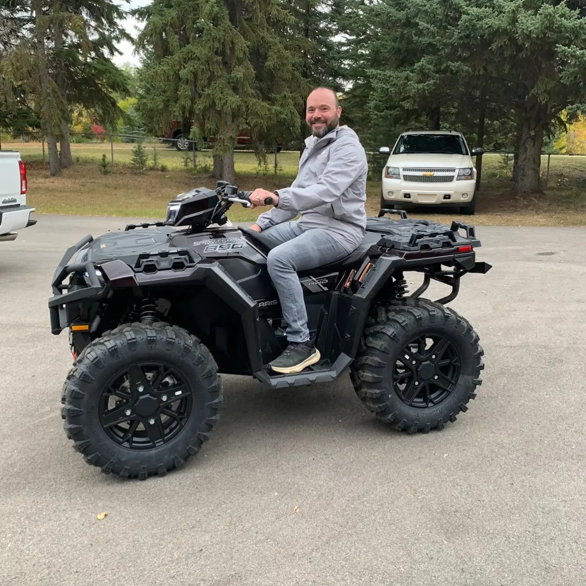2025 Polaris Sportsman 850 Trail - Crimson Metallic (Delivered Oct 2025) 1