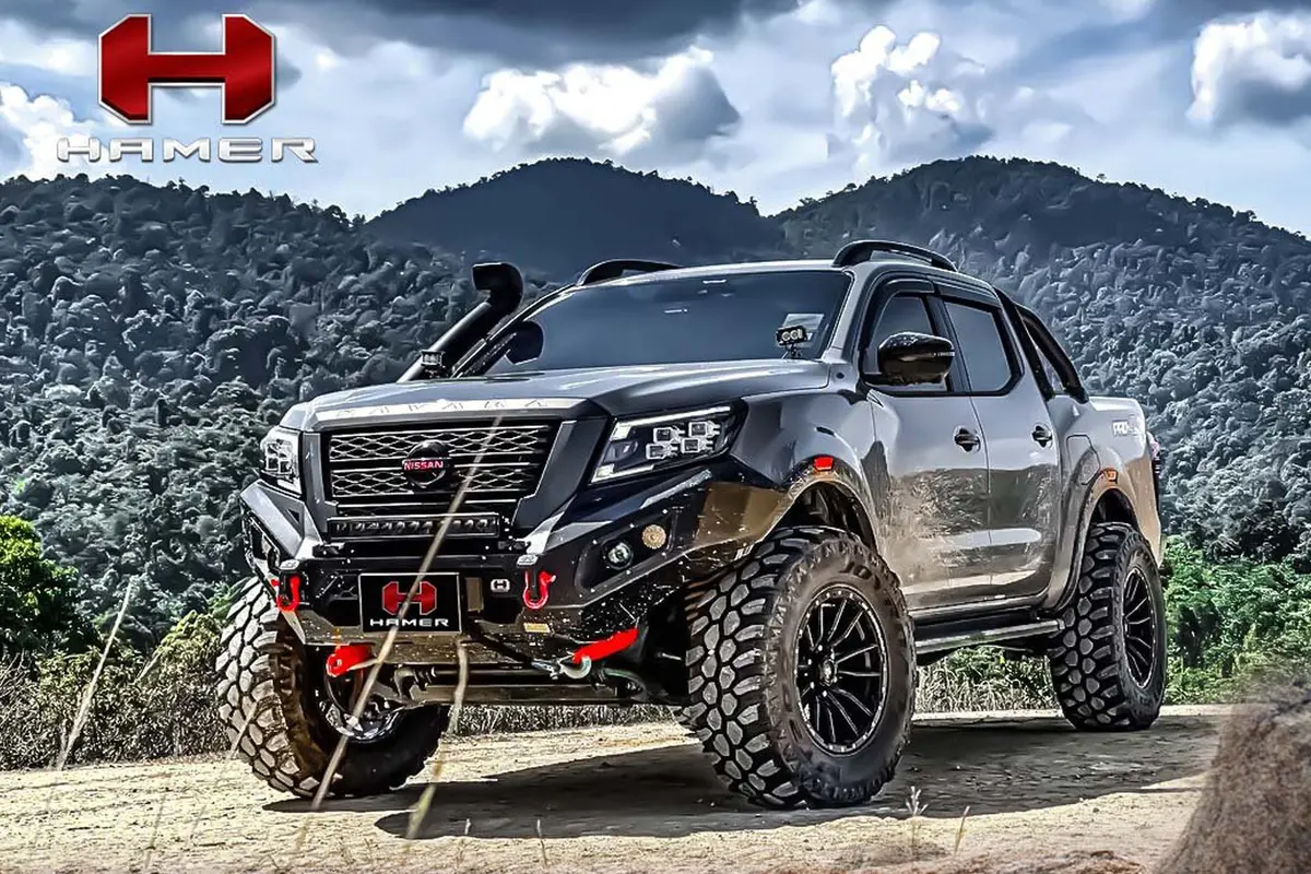 Hamer King Series Bullbar - Nissan Navara 2021 On 1