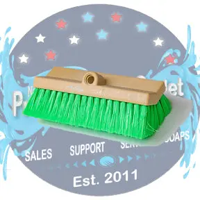 Hi-Lo Truck Brush - 10" Green Nyltex (6638) 1