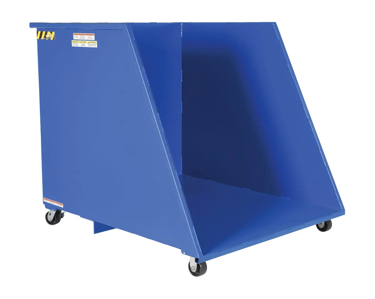 Open Ended Steel Dumping Hopper 1