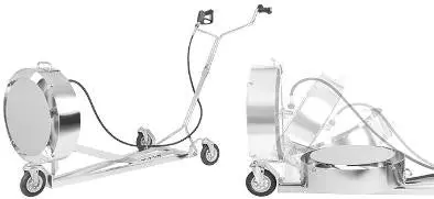 80.617 Mosmatic Hurricane Adjustable Undercarriage Surface Cleaner  (7181) 1