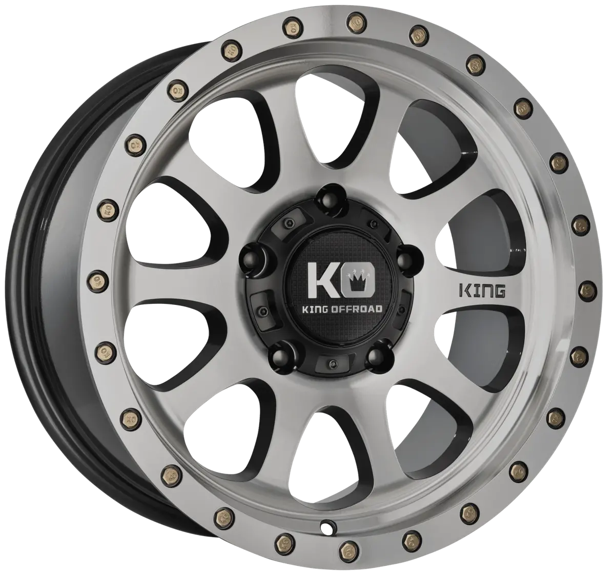 Kings Wheels Hurricane Ii Gunmetal Machined 1