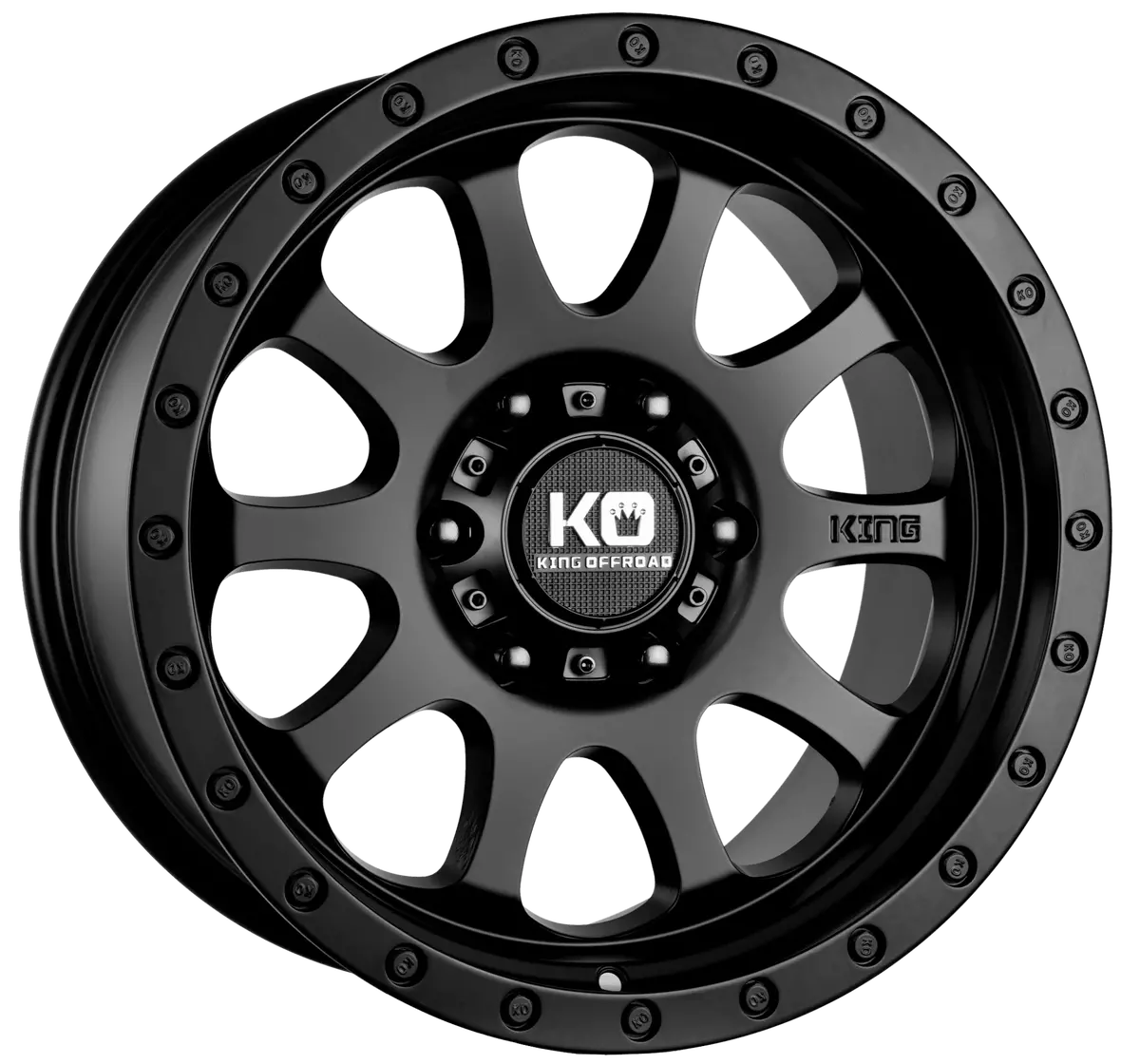 King Wheels Hurricane Ii Satin Black 1