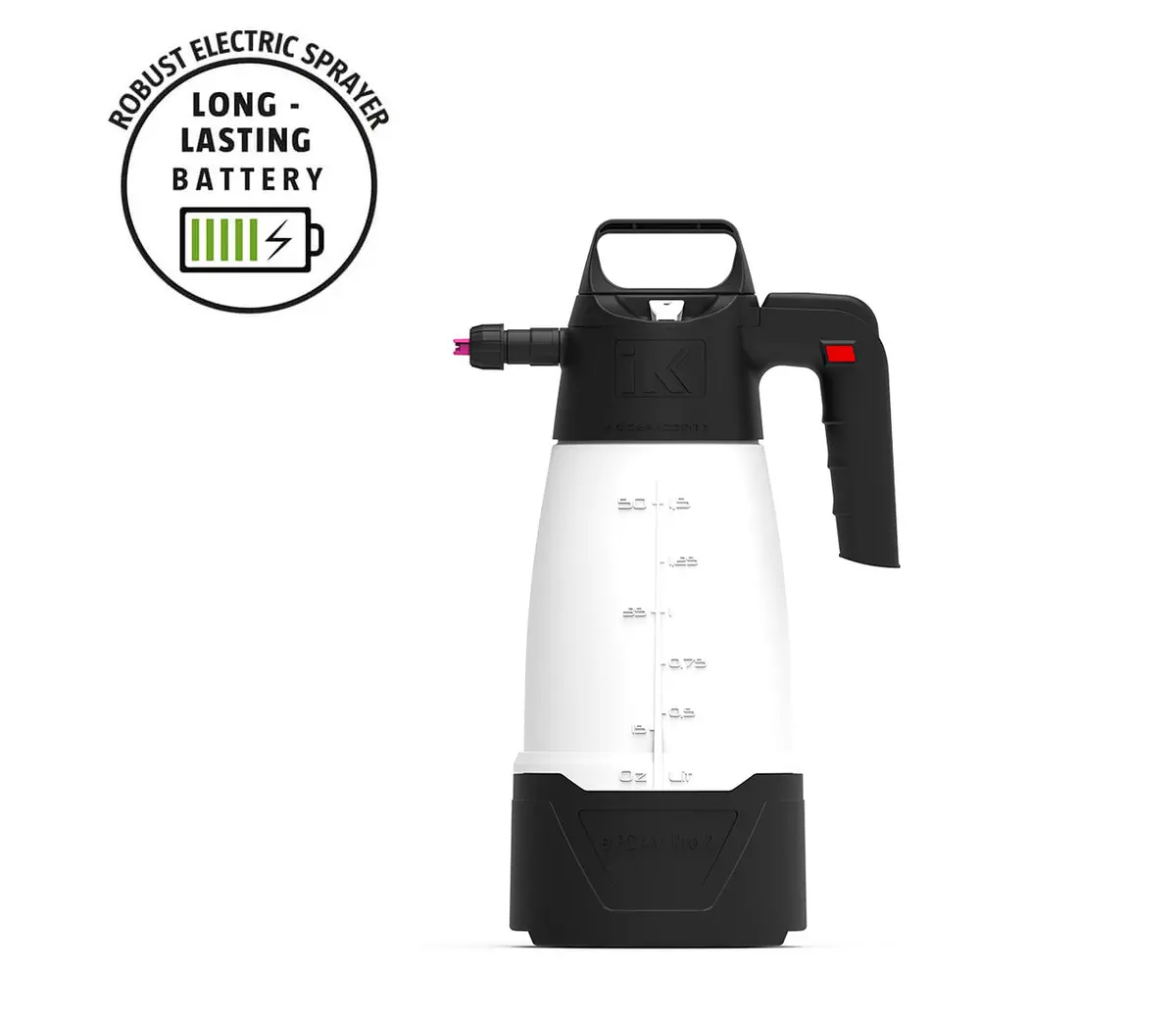 Ik Efoam Pro 2 Battery-Powered Foam Sprayer – For Effortless, Adjustable Foam Application 1