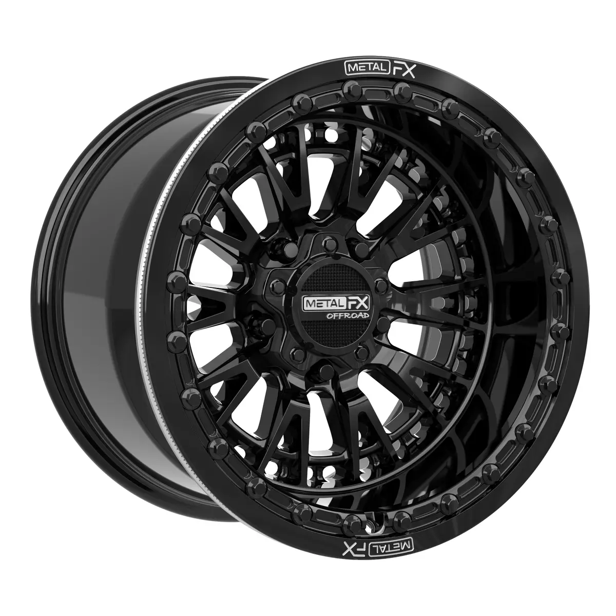 Slayer R Beadlock | Gloss Black + Center Cap Spacer 1