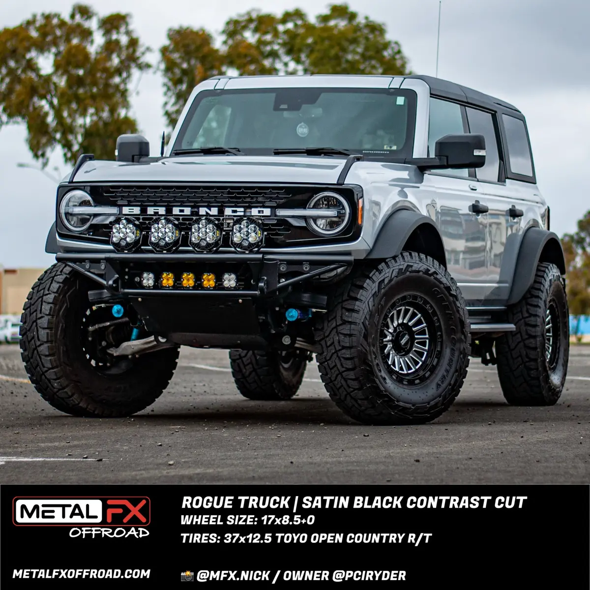 Rogue Truck | Satin Black Contrast Cut 3