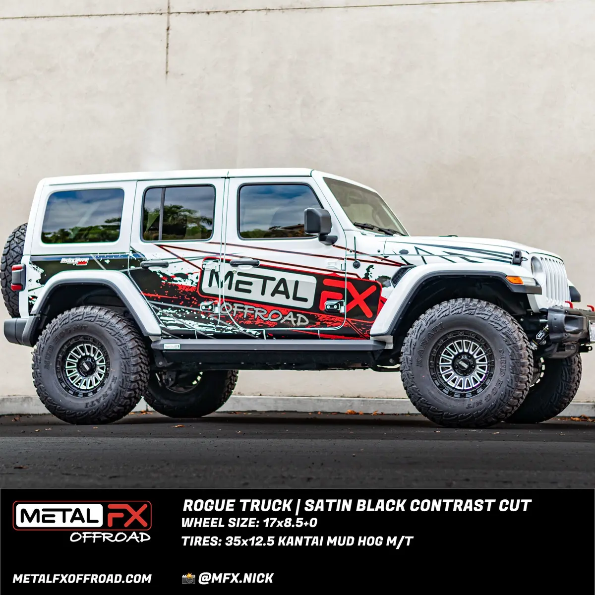 Rogue Truck | Satin Black Contrast Cut 6
