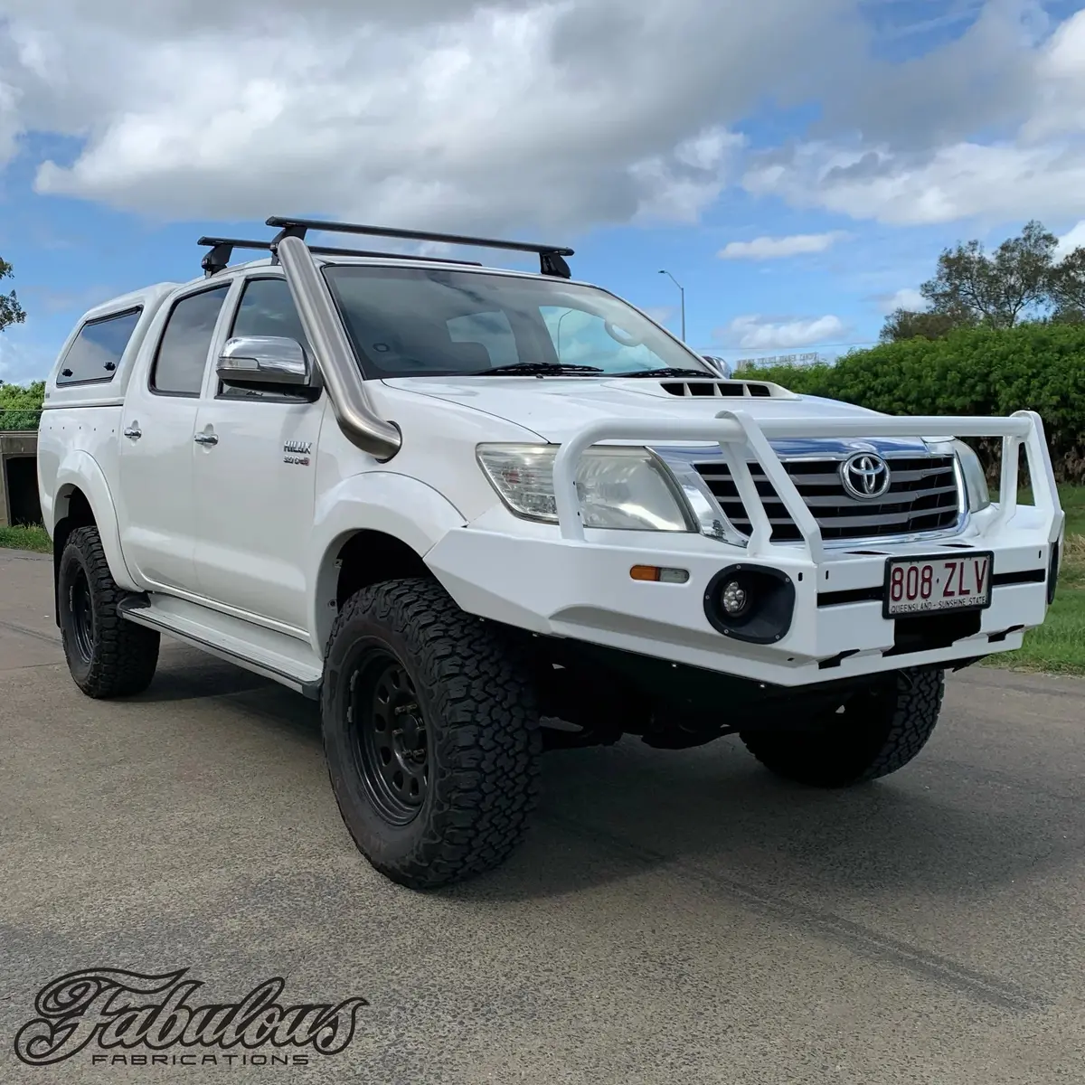 Toyota Hilux N70 Short Entry Stainless Snorkel 1