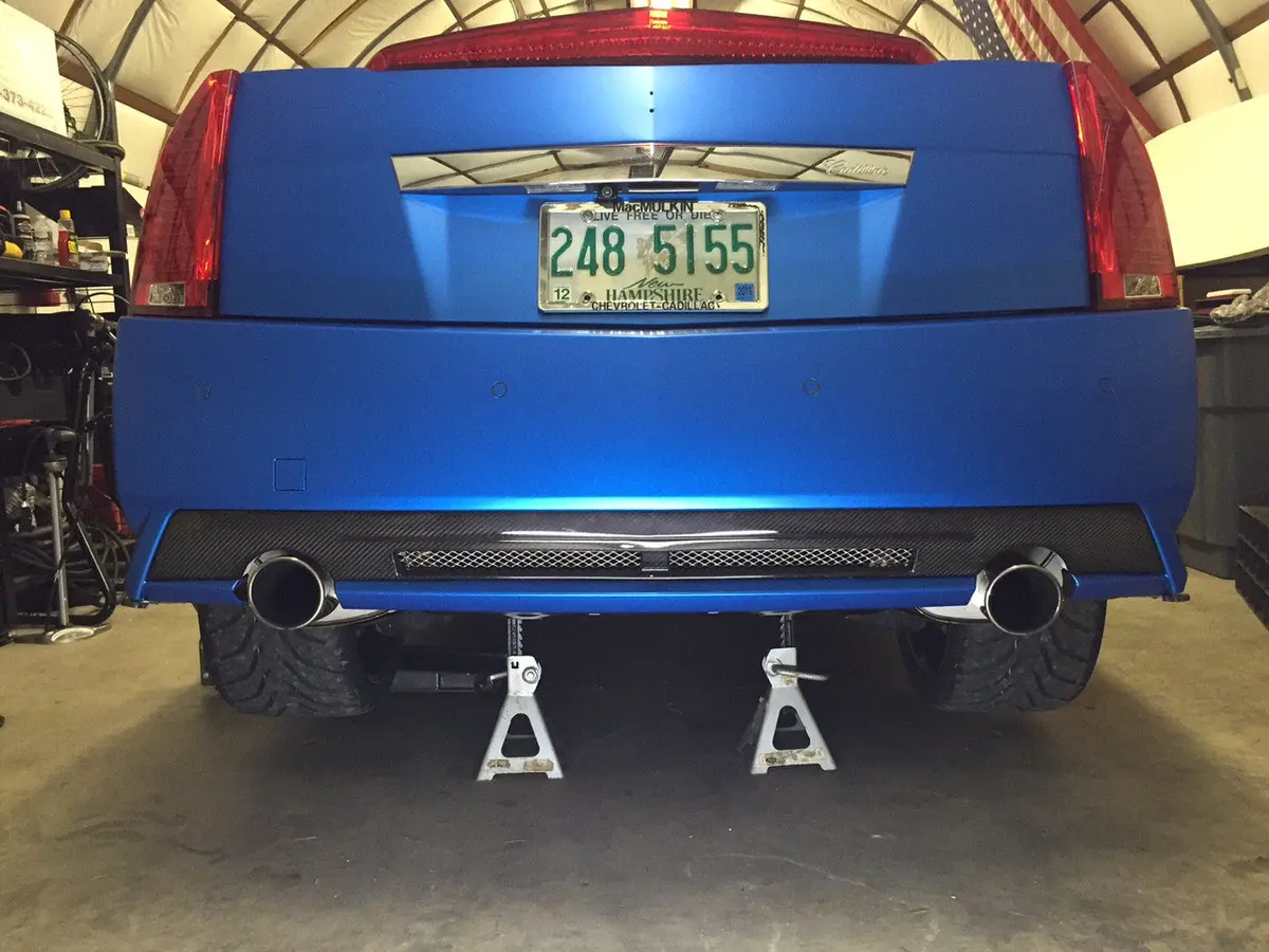Weapon-X: Bumper Inserts (Sedan) - Carbon Fiber  [Cts V Gen 2, Lsa] 1