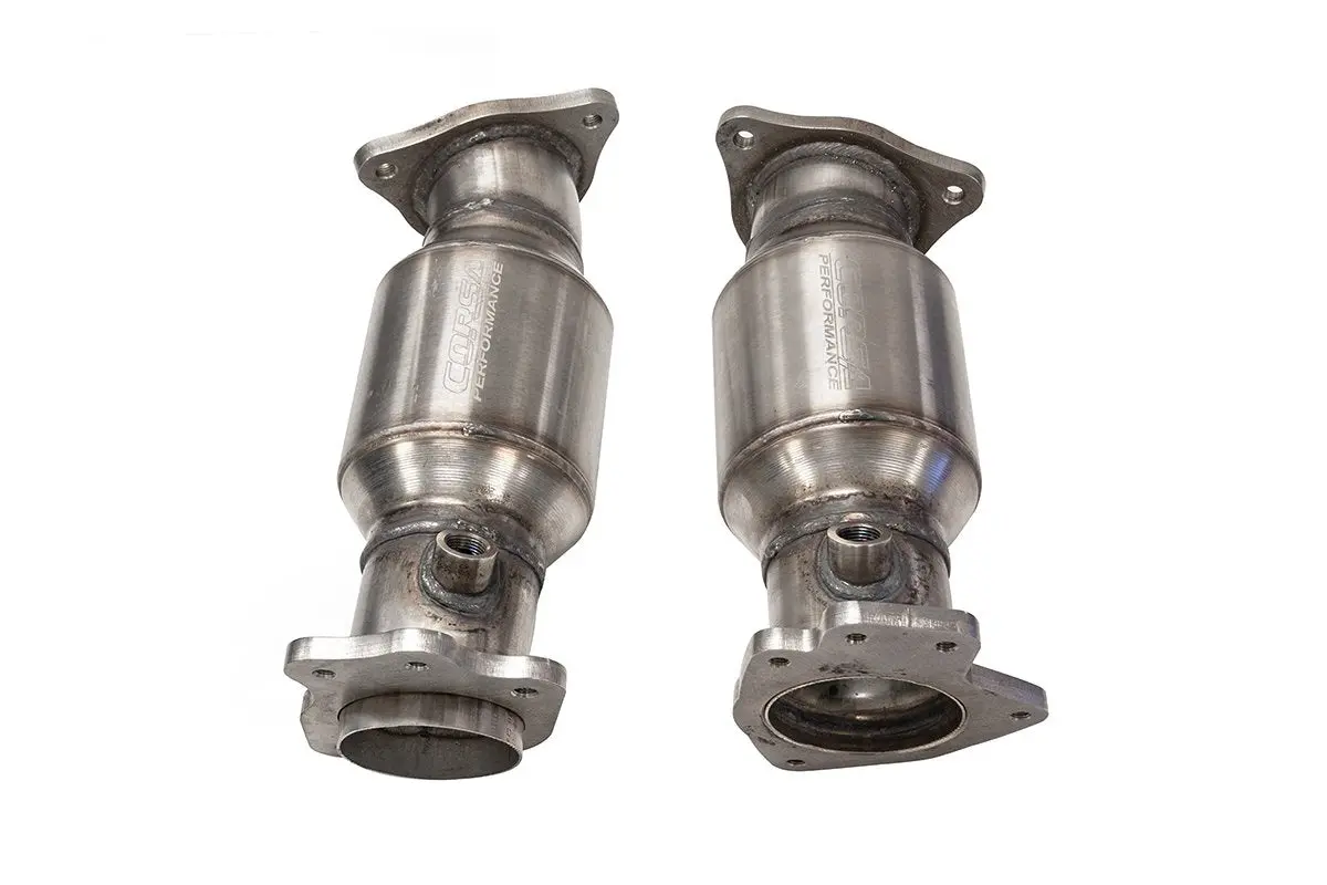 Corsa 2020-2021 Chevrolet Corvette C8 - High Flow Catalytic Converters (300 Cell) 1
