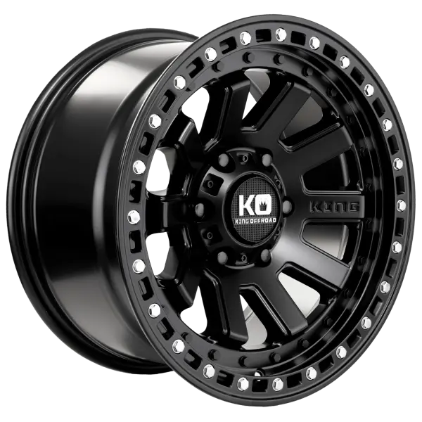 King Wheels - Snatch - Satin Black 1