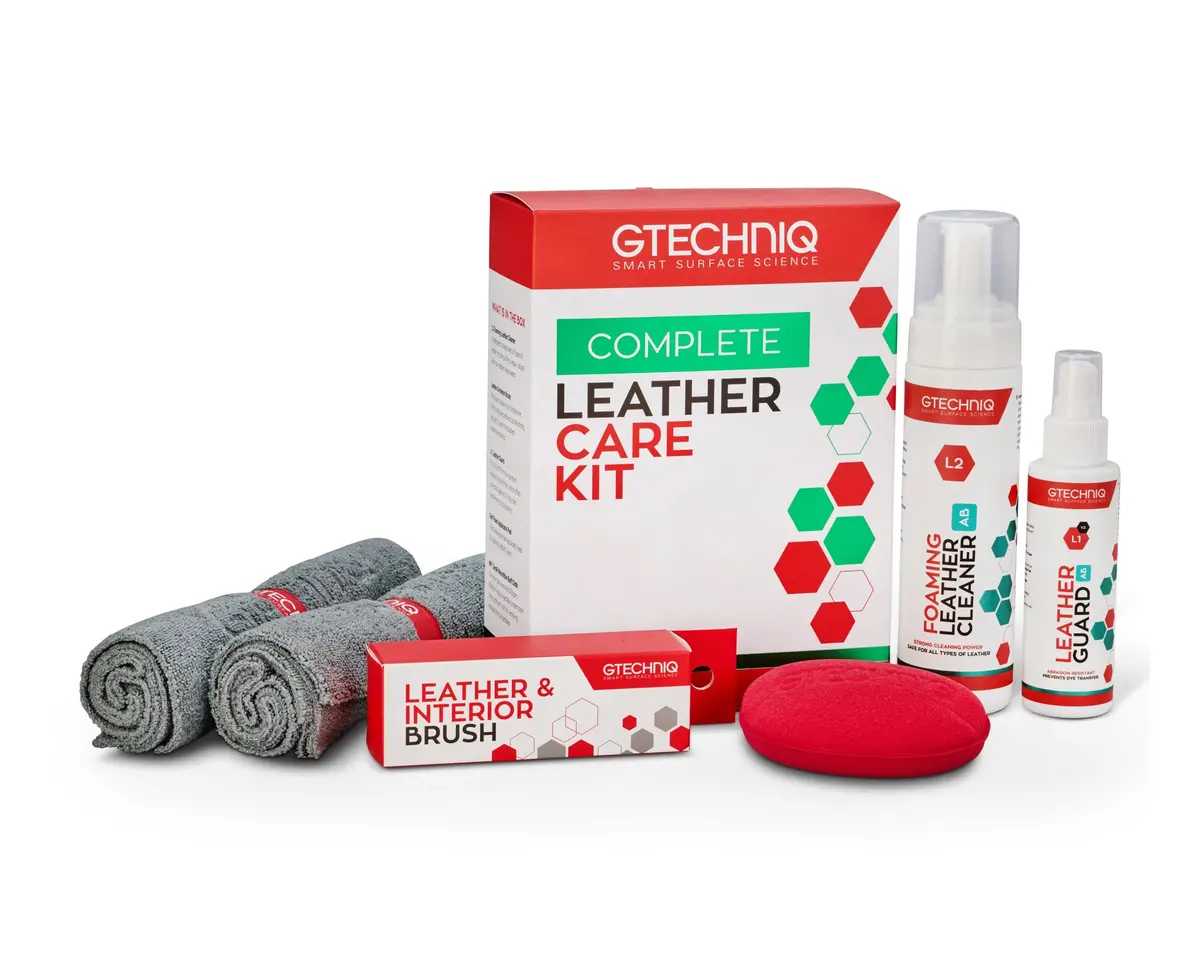 Gtechniq Leather Care Kit – Complete Interior Leather Cleaning & Protection System 1