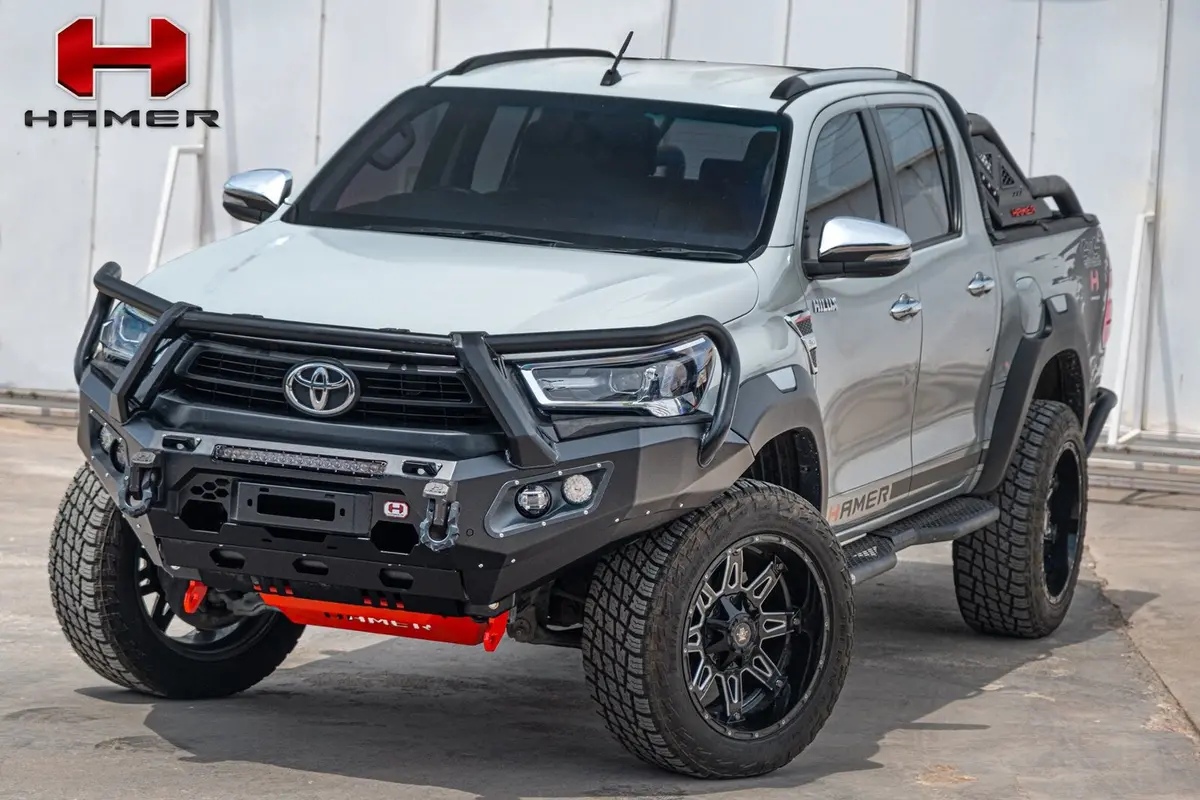 Hamer King Series Plus Bullbar - Toyota Hilux Rocco 2020 On 1