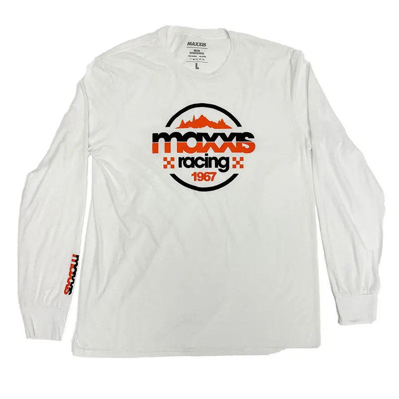 Retro Tee - L/S White 1