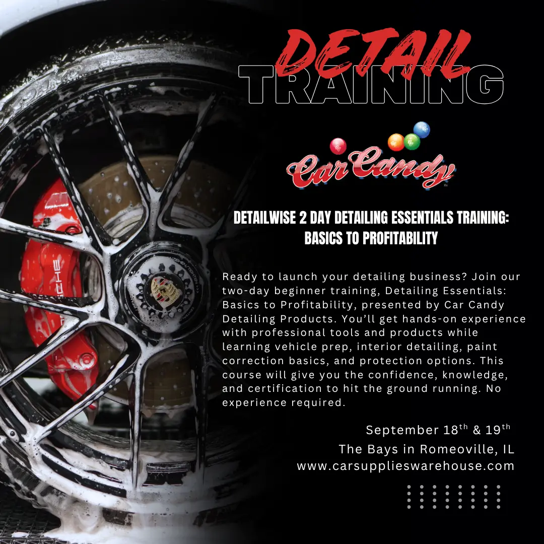 Detailwise 2 Day Detailing Essentials Training: Basics To Profitability 1