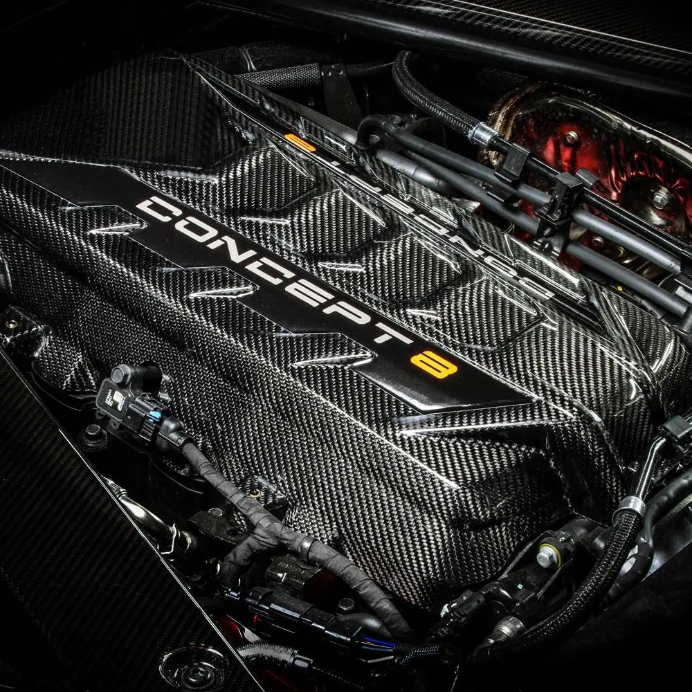 Nowicki Autosport: 2020-21 C8 Chevy Corvette -- Concept8 Bespoke Carbon Fiber Engine Cover 1