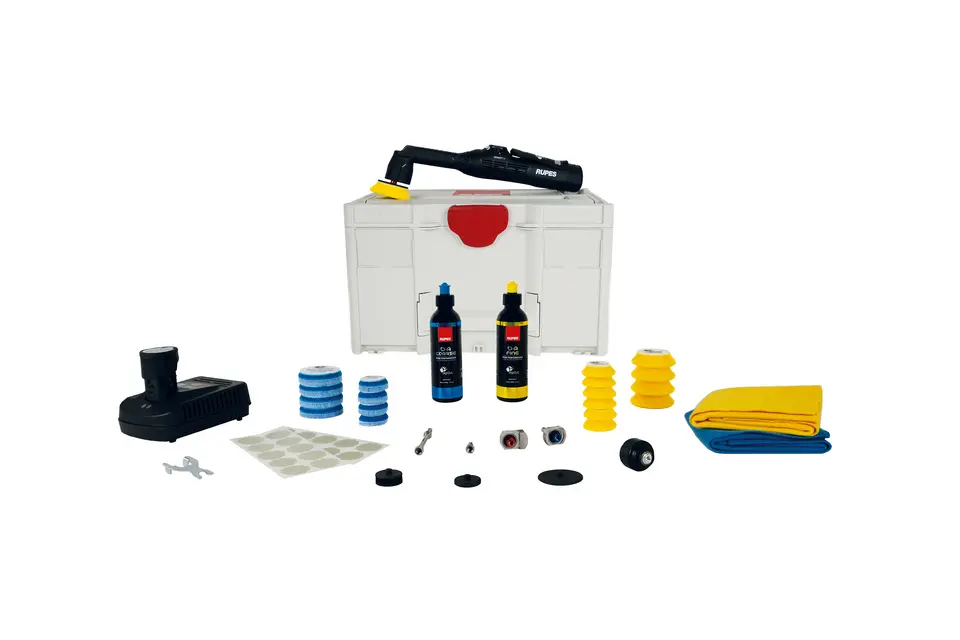 Rupes | Ibrid Nano Ii Lightweight Cordless Polisher Kit W Battery + Accessories 1
