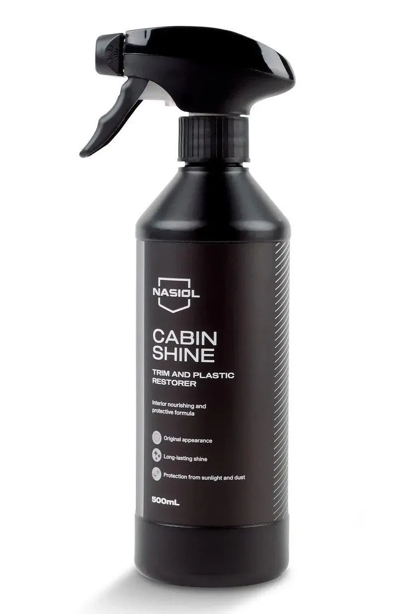 Nasiol Cabinshine Interior Plastic, Rubber & Vinyl Protectant Premium Matte-Finish Protection For Dashboards And Consoles 1