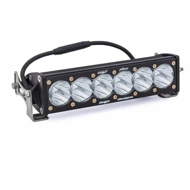 Onx6+ Straight Led Light Bar 10" Clear Driving Combo 1