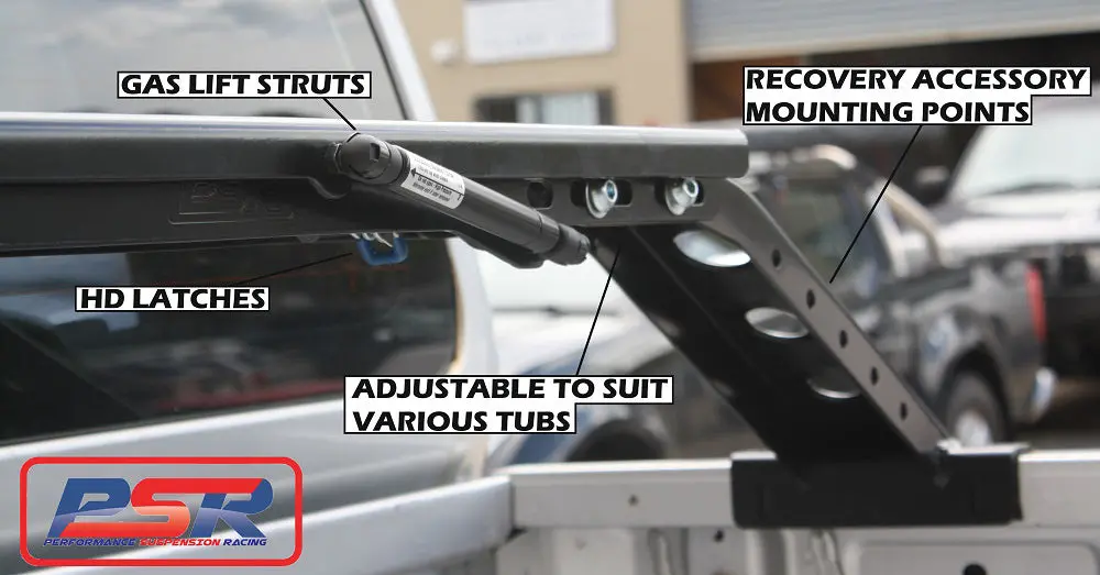 Psr Roof Top Tent Complete Tilt System (Full Kit, Baja Rack Style) 1