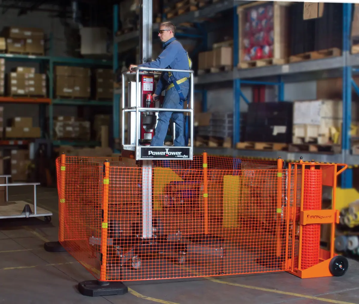 Portable Safety Zone Barrier System 1