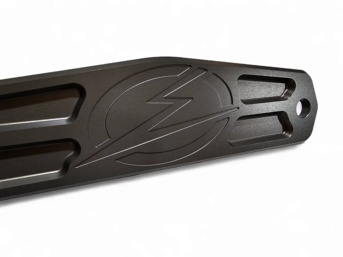 Elektric Offroad Designs Utv Winch Fairlead Cover Plate | Gun Metal 1