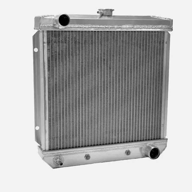 Dewitts: 1964-66 Mustang, Tl/Br, Df, Man., Aluminum 2 Row 1" Tubes, Natural 1