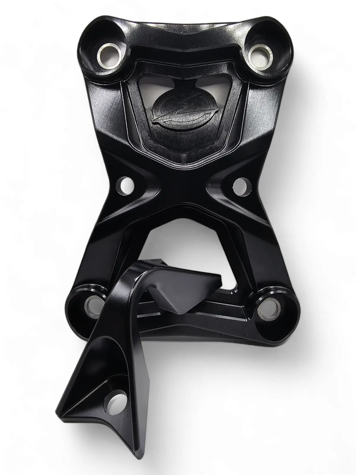 2022-2025 Polaris Rzr Turbo R/Pro R Radius Rod Plate With Tow Hook Black 2