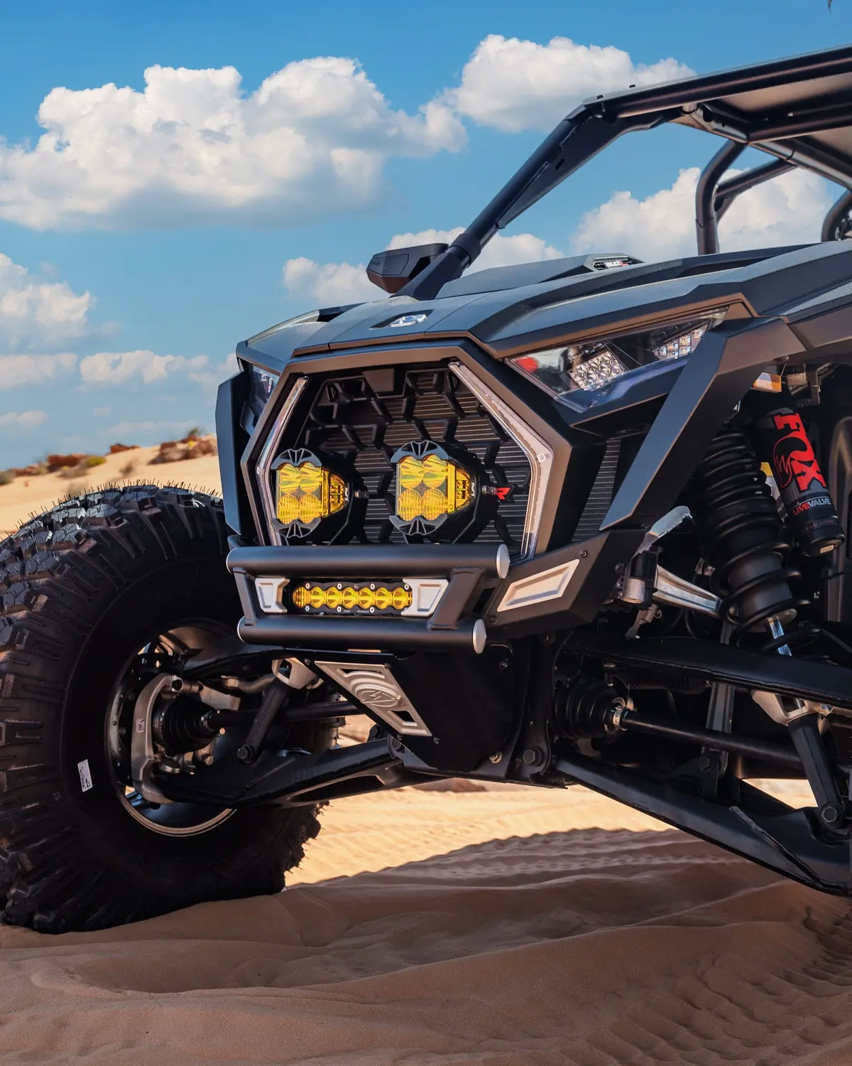 2022 + Polaris Pro R, Pro S, Turbo R Amp Front Bumper 1
