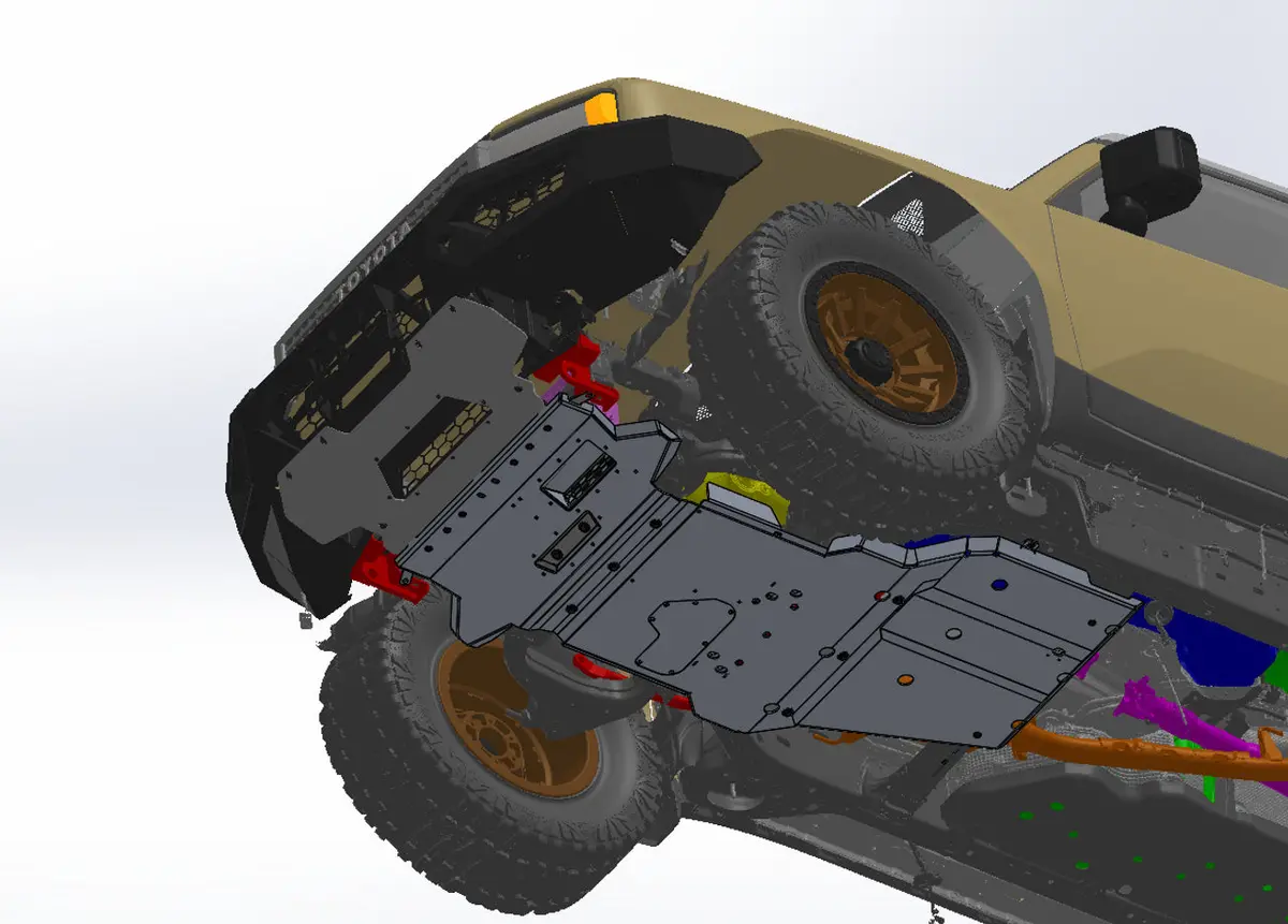 Offroad Animal Underbody Protection, Bash Plates To Suit Prado 250, 2024 On 1
