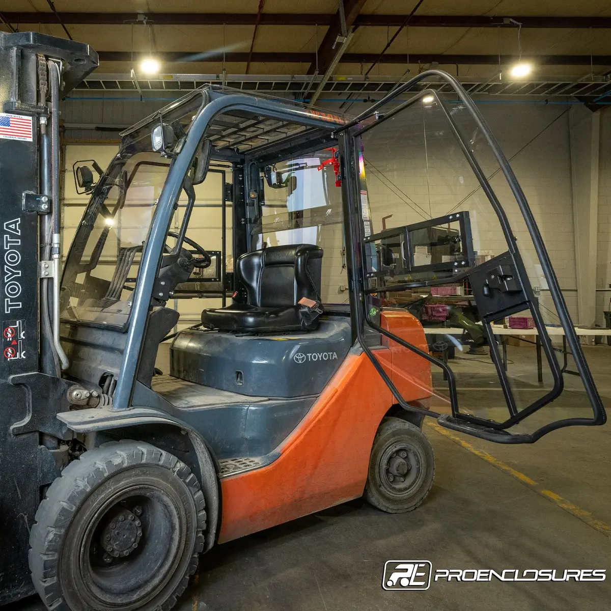 Proenclosure Toyota Forklift Cab Enclosure 1