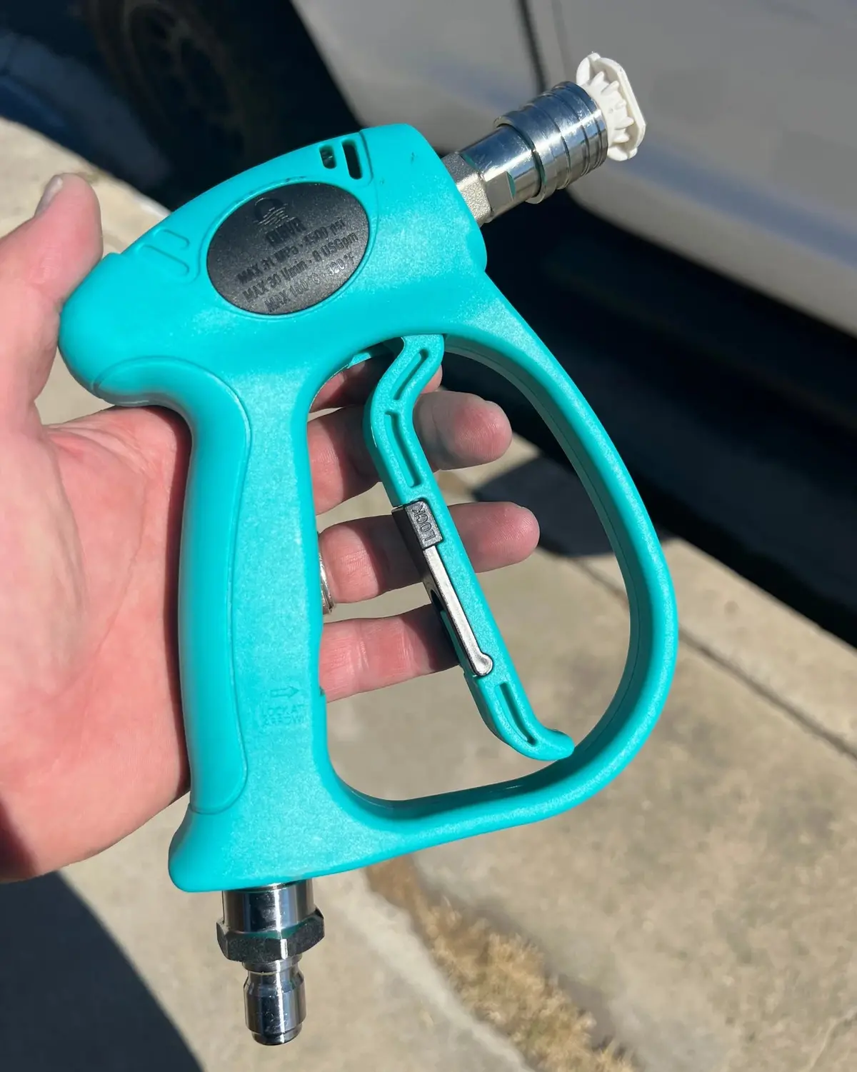 Quivr | Impact Pro Short Pressure Washer Gun – Compact Power & Precision For Detailing 1