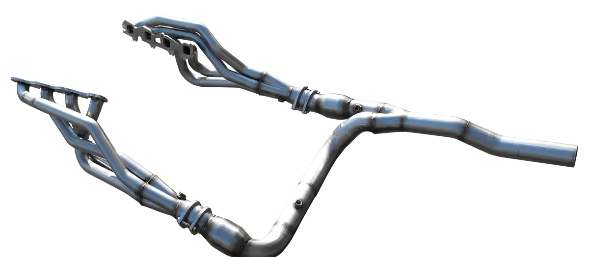 American Racing: 2002-2008 Dodge Hemi Ram 2500 Truck (Square Port) Long System Headers, 1-3/4" X 3" 1