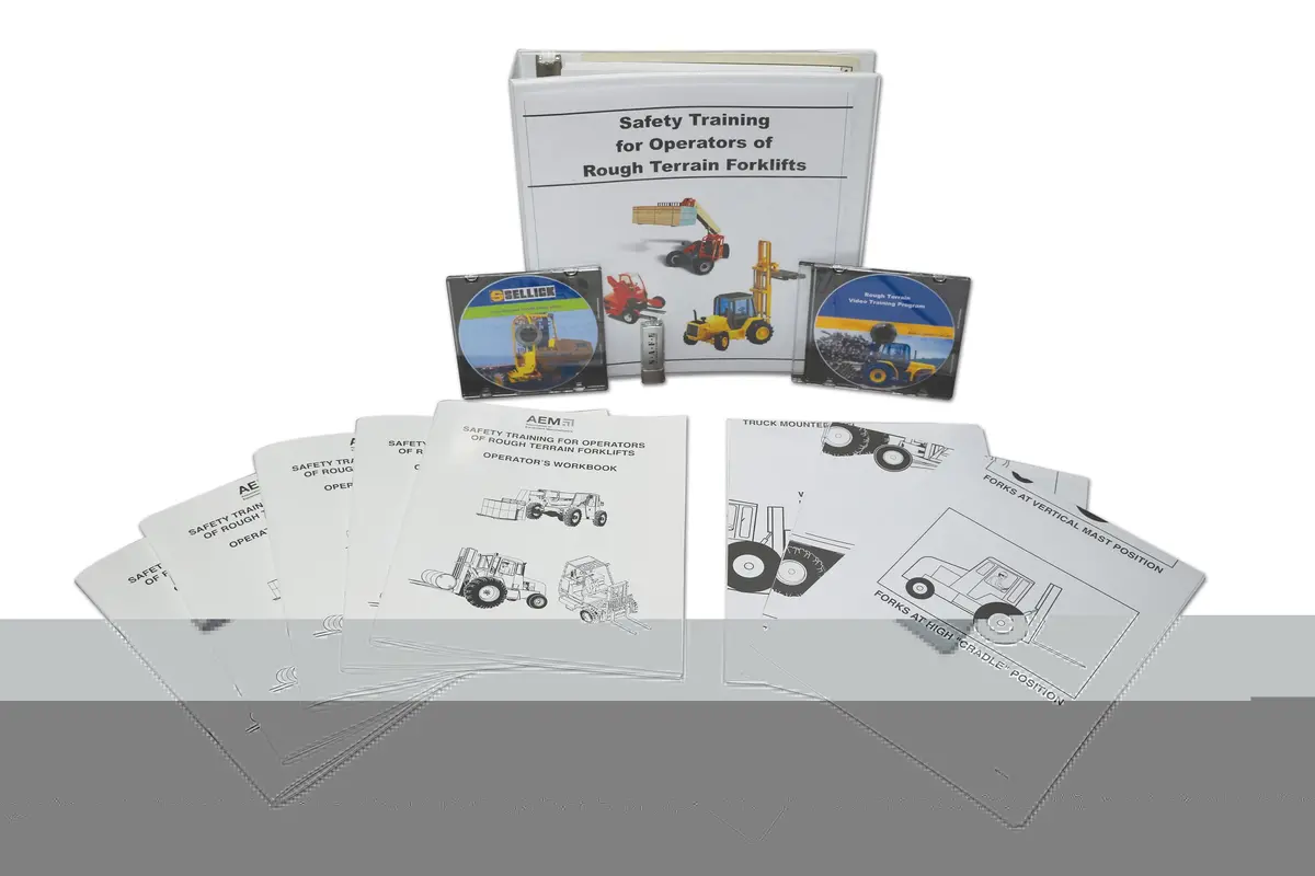 Rough Terrain Forklift Training Video Kit 1