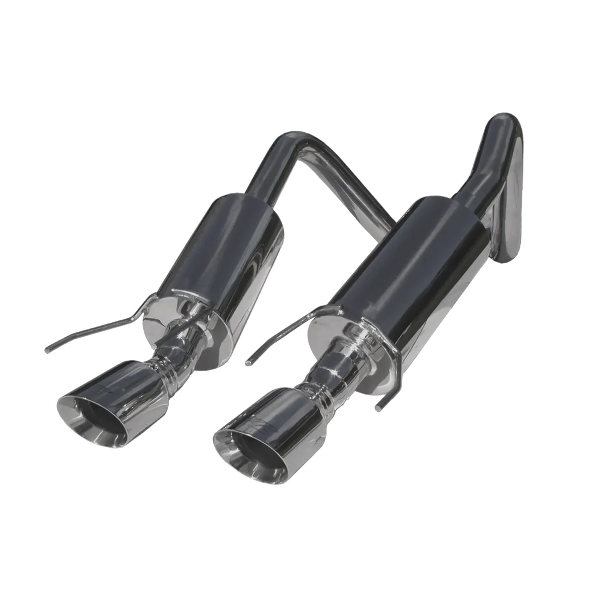 Mbrp: 2005-08 Chevy Corvette -- 2.5" Dual Muffler Axle Back, 4" Round Dual Wall Tips, T304 1