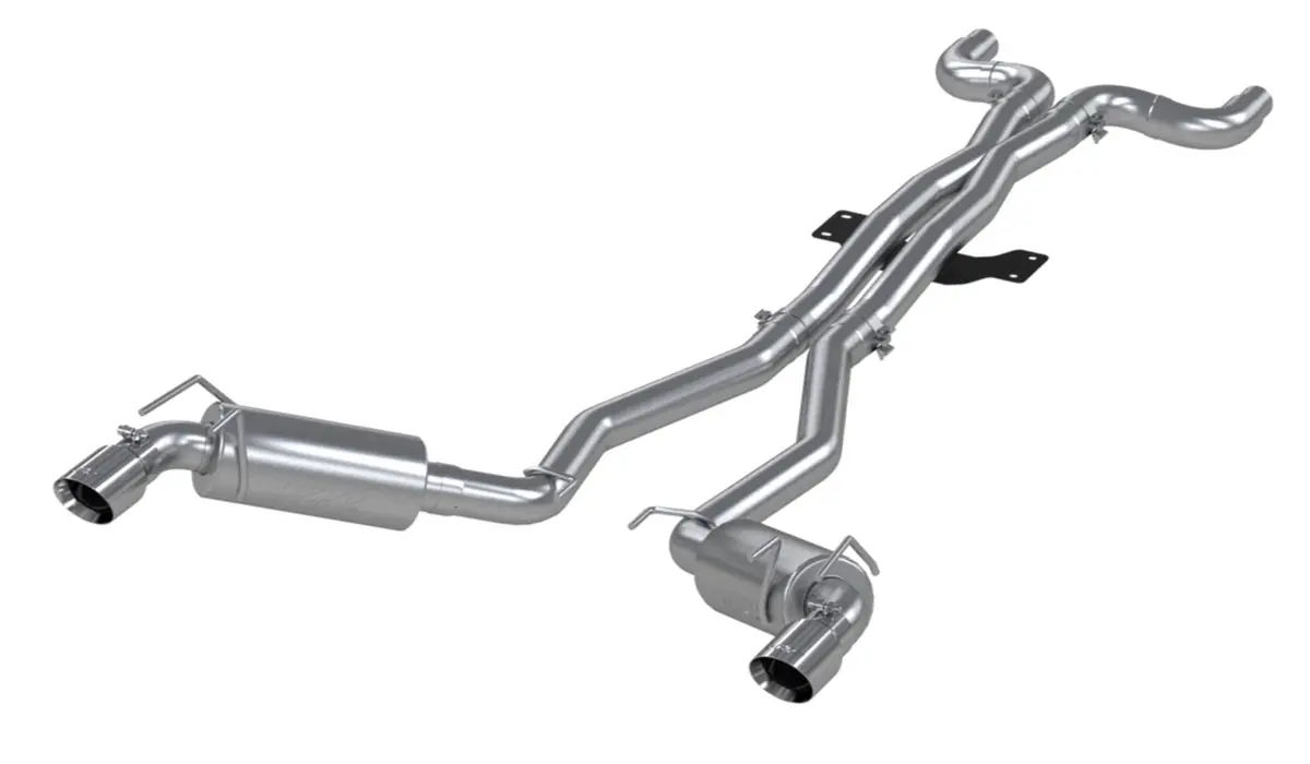 Mbrp: 2010-15 Chevy Camaro V8 6.2L 6 Speed -- 3" Dual Cat Back, Round Tips, T304 1