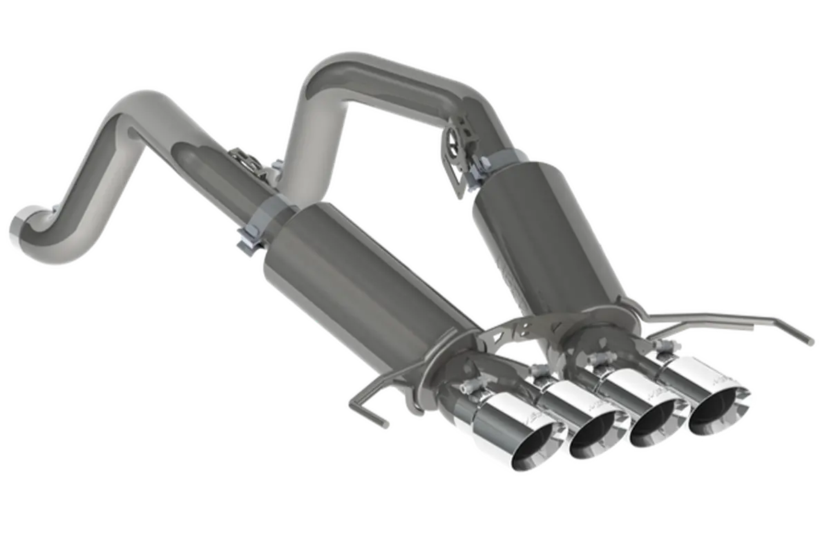 Mbrp: 2014-19 Chevy Corvette -- 3" Dual Muffler Axle Back, With Quad 4" Dual Wall Tips, T304 1