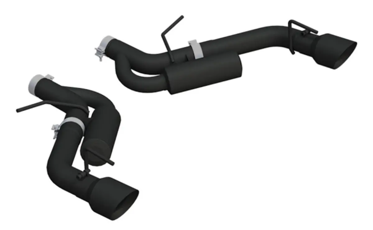 Mbrp: 2016-21 Chevy Camaro Ss -- 3" Dual Axle Back, Black Coated 1